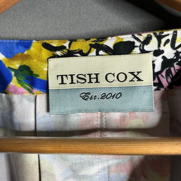 Tish Cox Mimi Duchess Top Pink Multi Size M - Picture 3 of 5